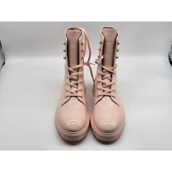 Stuart Weitzman Womens Mckenzee Leather Bootie Pink Boots Size US 5B‎ - Picture 2 of 9